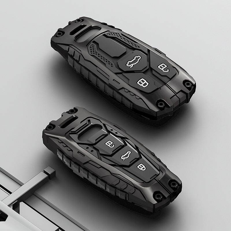 适用奥迪A7L专用钥匙套适用Q4Q5 E-tron A3L A8L A6L新能源金属钥