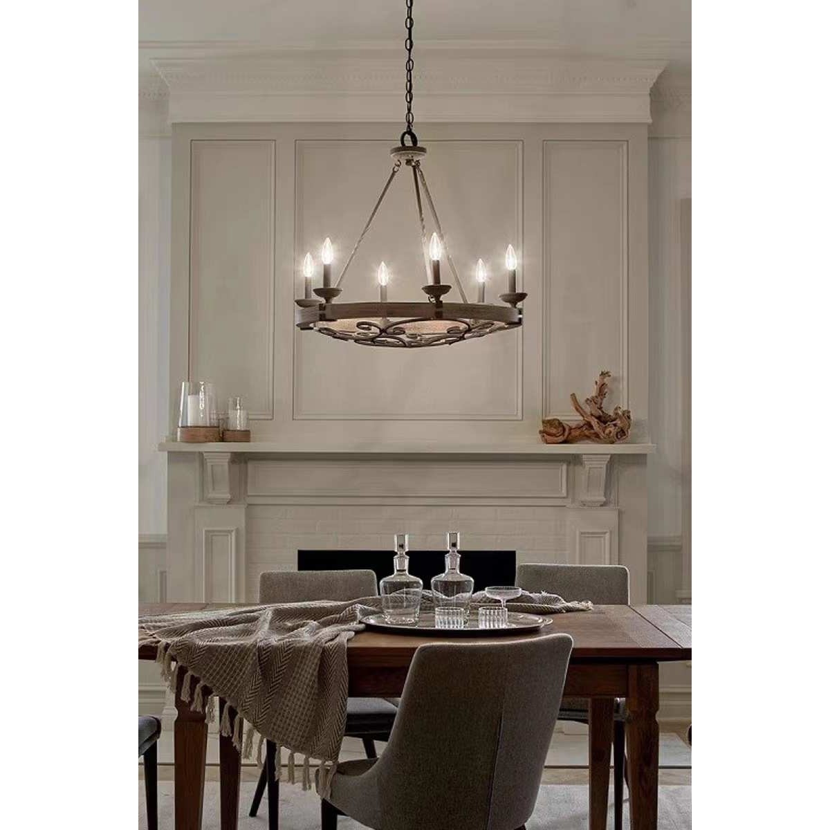 美式复古工业风木艺车轮吊灯 客厅灯餐厅灯饰设计师民宿别墅灯具,模玩/动漫/周边/娃圈三坑/桌游,模型制作工具/辅料耗材,淘宝优惠券,粉丝福利购,淘宝优惠卷