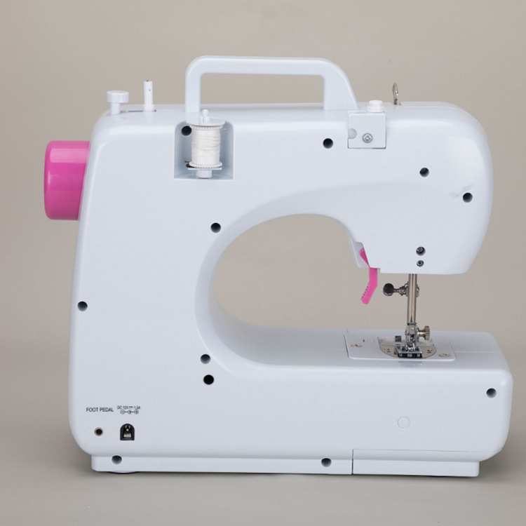 厂家 508袖珍迷你缝纫机家用电动多功能缝纫机 sewing machine