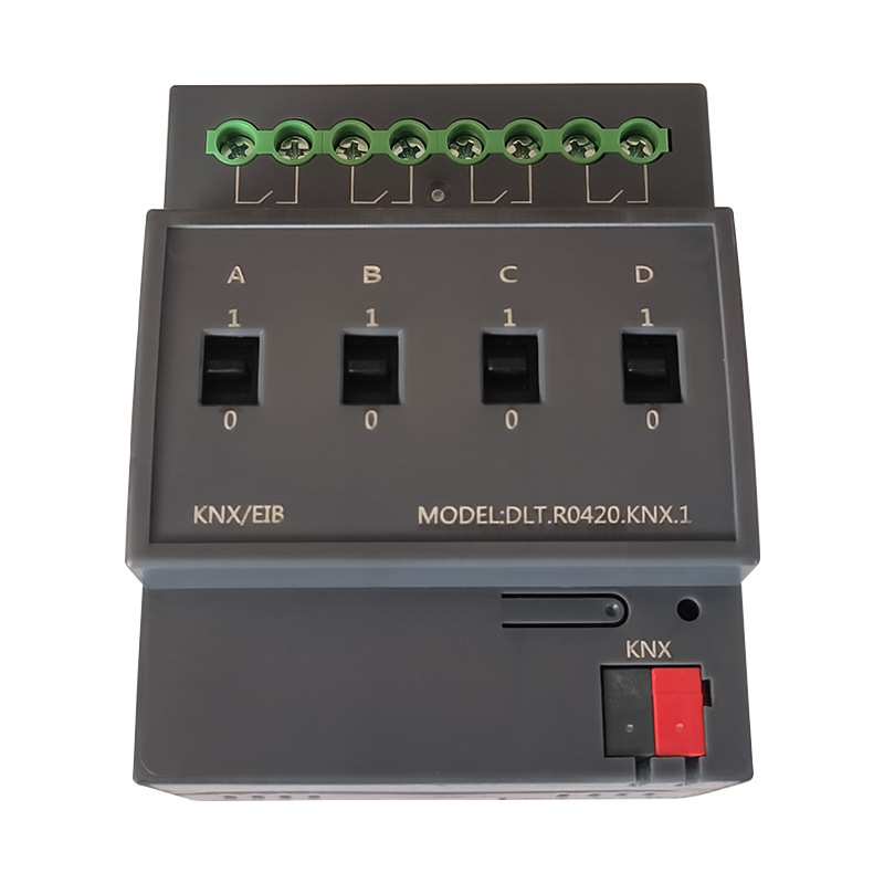 KNX开关执行器模块4路8路12路20A开关模块智能照明继电器开关模块