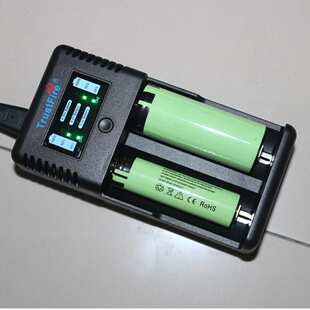 TrustFire32650/26650/18650电池3.2V3.7V锂电智能快速双槽充电器