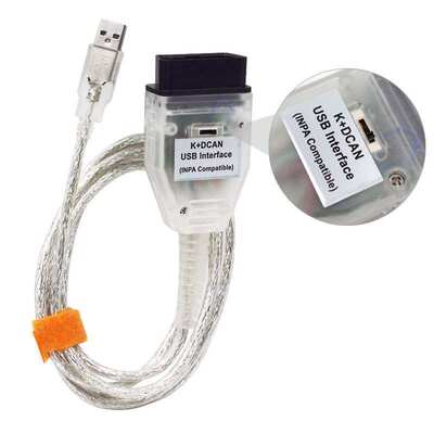 INPAK+DCANUSBFT232RQRL带开关适用于所有汽车诊断线蓝色诊断仪