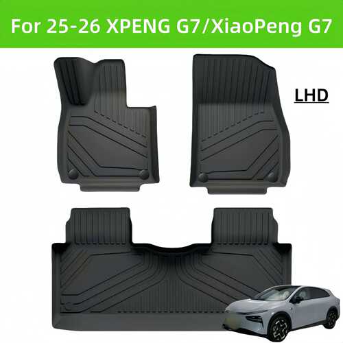 For 25-26 XPENG G7/XiaoPeng G7 TPE Car Floor Mat/Trunk Mat