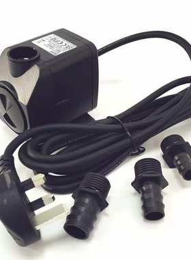 UKCA认证流量1200L/H微型潜水泵交流水泵池塘泵工艺品喷泉水泵