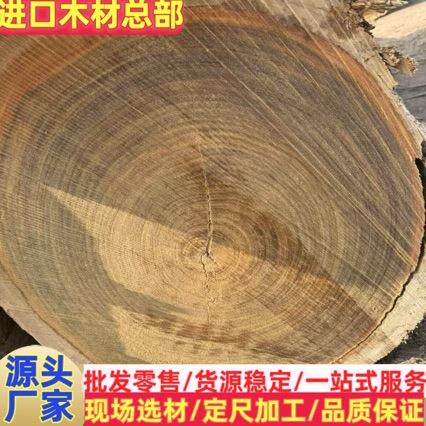 黑酸枝 黑塔立 菠萝格古建大梁大圆柱楼梯扶手大柱材 非洲黑酸枝