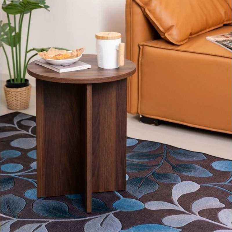 咖啡厅休闲复古小茶几小户型极简沙发边几中古床头置物圆桌角几,3C数码配件,摄像机配件,淘宝优惠券,粉丝福利购,淘宝优惠卷