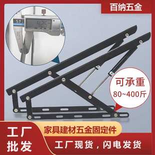 双人床架升降液压杆榻榻米缓冲支撑杆高箱床举升器伸缩床用气撑杆