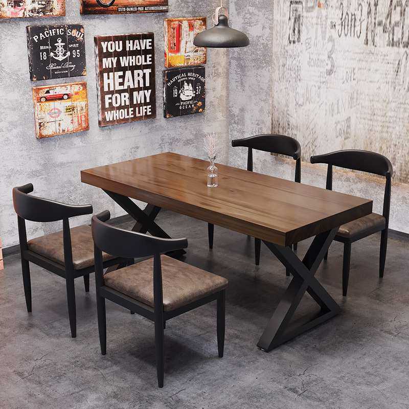 复古酒吧清吧音乐餐桌椅组合餐台咖啡厅工业风烧烤铁艺实木火锅桌,3C数码配件,摄像机配件,淘宝优惠券,粉丝福利购,淘宝优惠卷