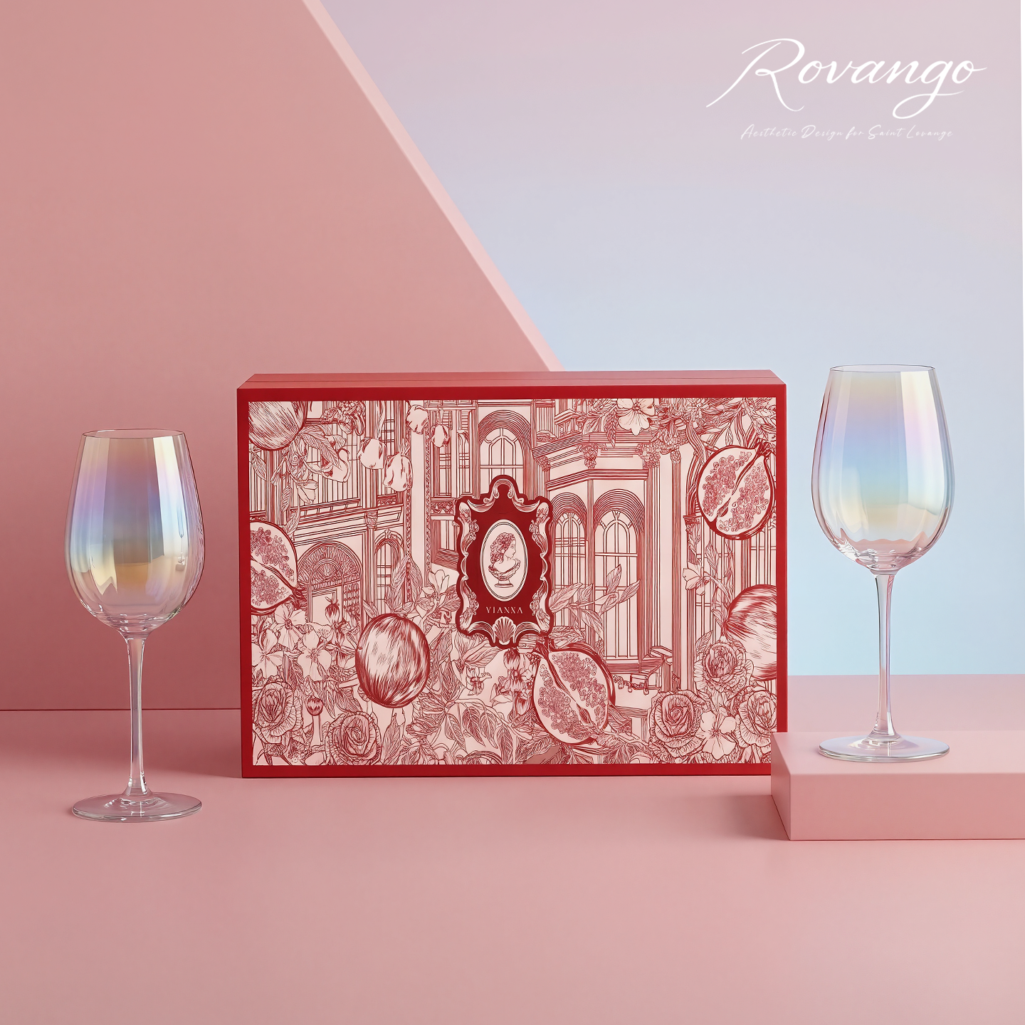 ROVANGO英国玻璃红酒杯酒具套装