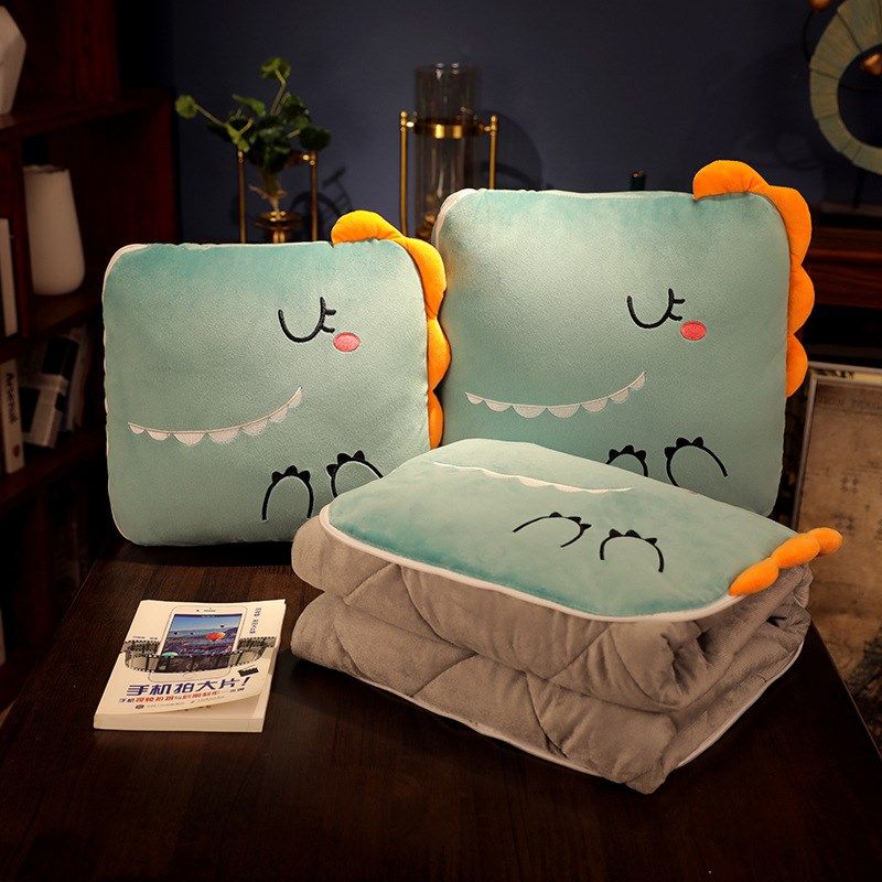 水晶绒抱枕被两用居家办公室折叠午睡枕头毯子二合一沙发汽车靠枕,模玩/动漫/周边/娃圈三坑/桌游,动漫毛绒/抱枕/坐垫,淘宝优惠券,粉丝福利购,淘宝优惠卷