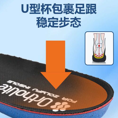 EFTE 0913鞋垫X55减震鞋垫5.5厚度无落差户外鞋垫排汗透气防臭