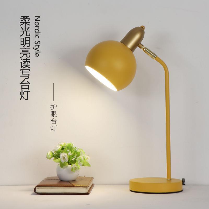 LED台灯护眼学习专用学生写字书桌创意无频闪插电宿舍卧室床头灯