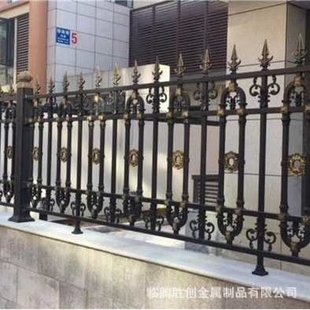 铝艺护栏别墅阳台大门围墙防护栏 高档住宅区铝合金栏杆厂家定 制