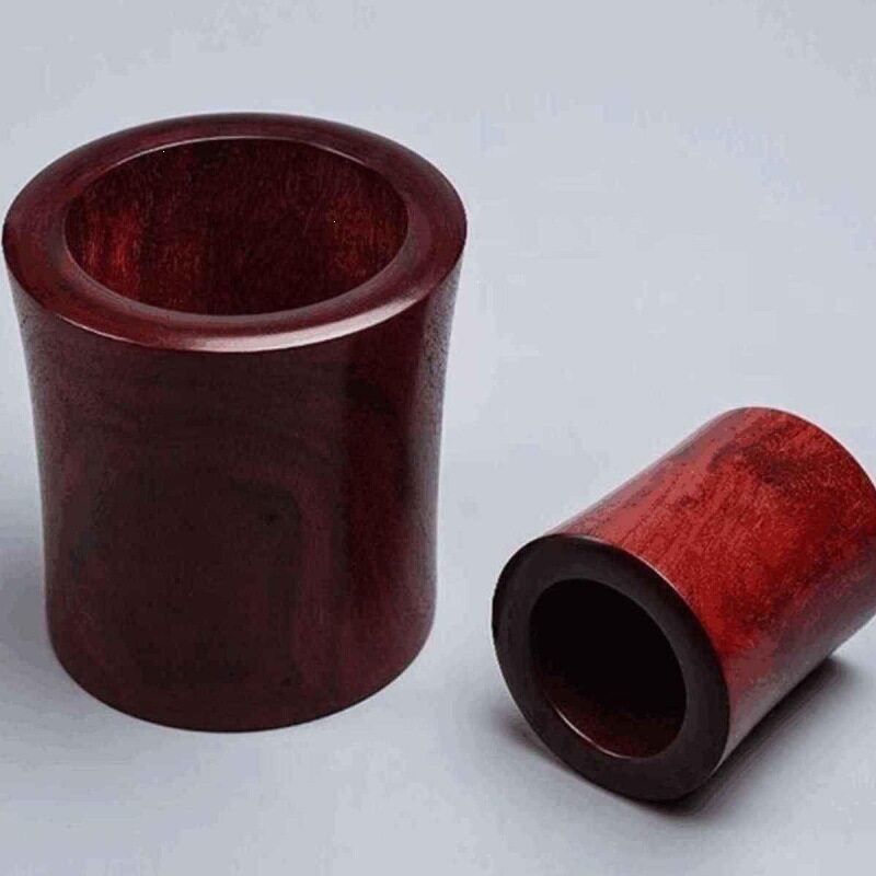 小叶紫檀笔筒圆形雕刻老料工艺品文房用品办公桌摆件礼品跨境宝贝