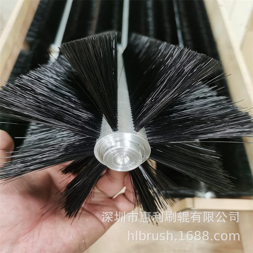 深圳毛刷厂加工销售铝合金植毛刷 铝合金植毛辊 铝板打孔植毛刷