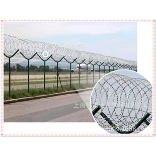 厂家 刀片刺绳支架 菱形刀片刺网 机场监狱刀片围网