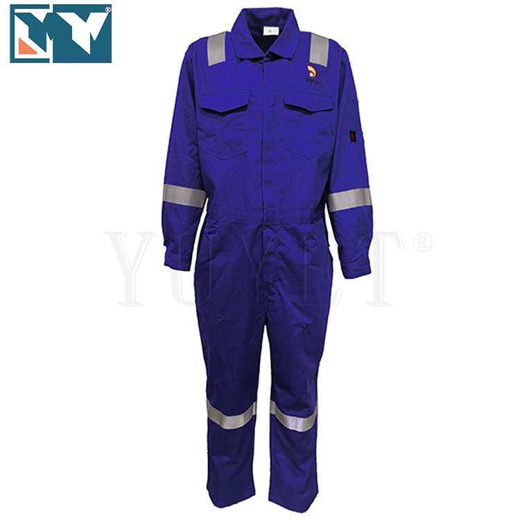 连体工装棉阻燃服装夏季连体服工作服直供电力阻燃防护工装夏装