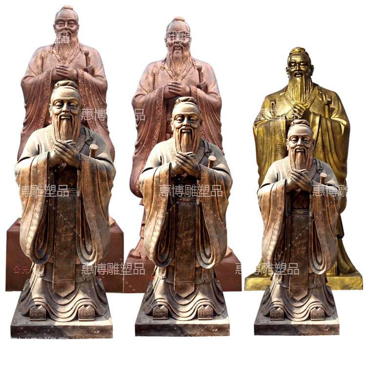 玻璃钢仿铜人物雕塑孔融让梨校园雕塑玻璃钢人物雕塑铸铜运动人物