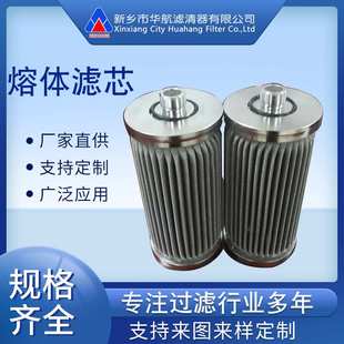 熔体滤芯 不锈钢折叠滤芯 全焊接不锈钢滤芯 烧结毡滤芯5um