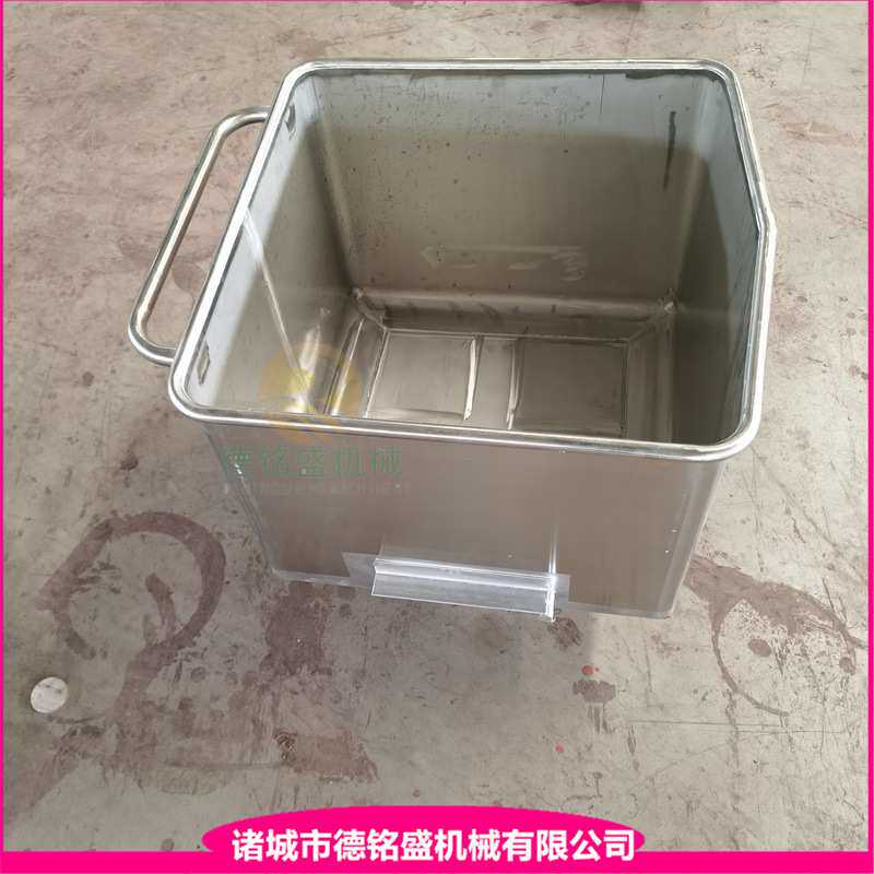水饺肉馅周转料筒 调理类食品车间物料运输车 滚揉机用的物料小车