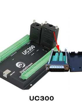运动控制器5轴 USBmach3雕刻机控制器数控机床控制UC300