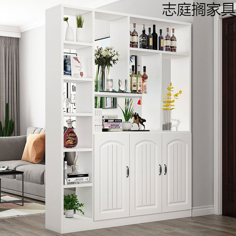 玄关柜鞋柜一体进门家用门口欧式客厅屏风隔断简约现代酒柜储物柜