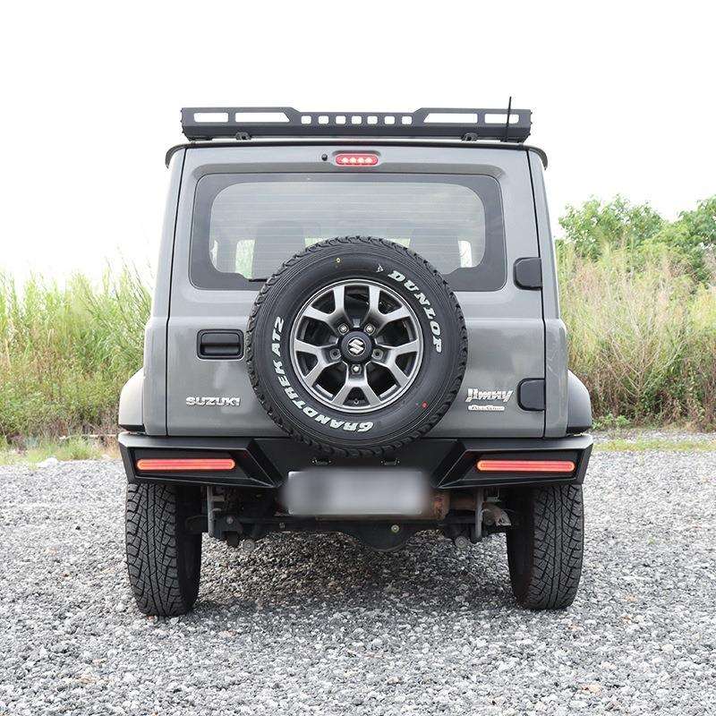 适用吉姆尼改装件越野战斗款锰钢前杠保险杠JC74JB74xl 2019-2024