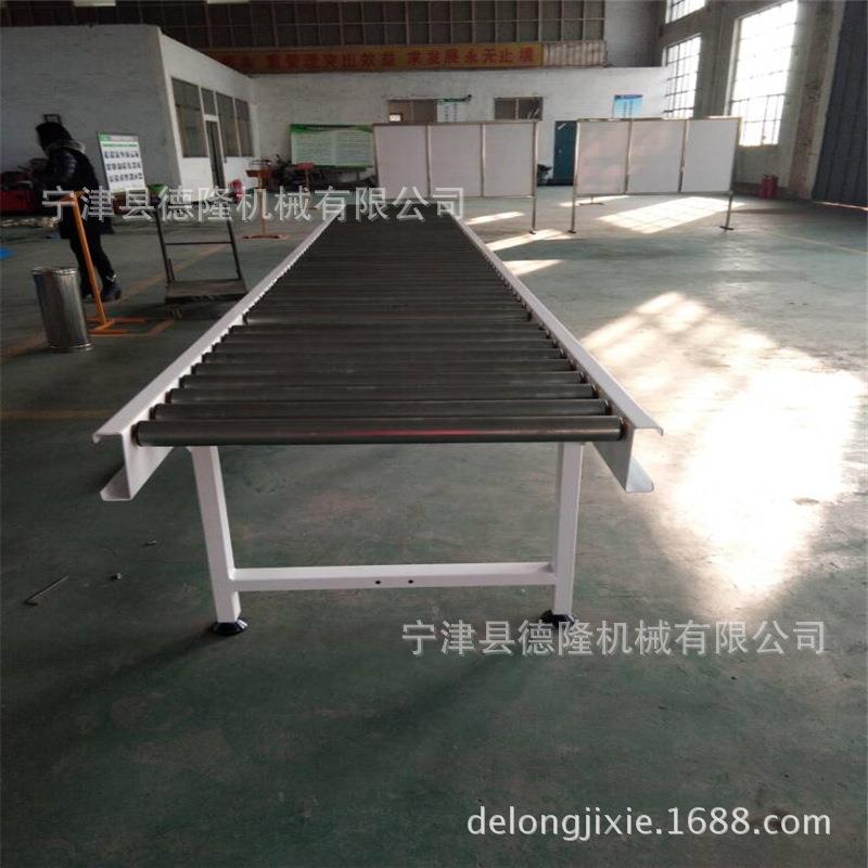 无动力辊道输送机洗衣机装配流水线 无动力滚筒输送机传送带