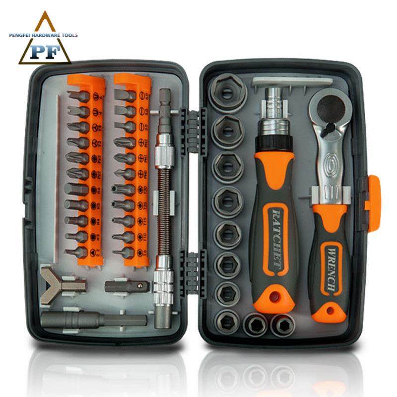 38合1省力棘轮多用螺丝刀起子 工业级实用家用维修组合手动螺丝批,电子元器件市场,其它元器件,淘宝优惠券,粉丝福利购,淘宝优惠卷