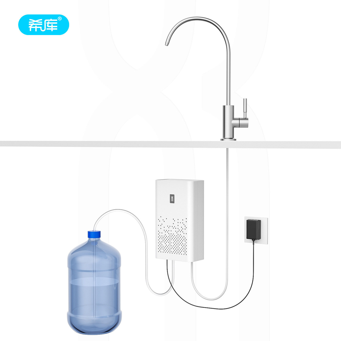 桶装水抽水器加水器上水器吸水器管线机开水机咖啡机制冰机抽水器