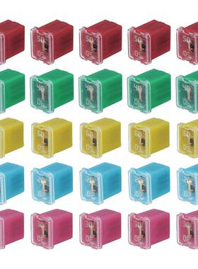 跨境 60pcs 盒装 短款盒状保险丝（20A 30A 40A 50A 60A）