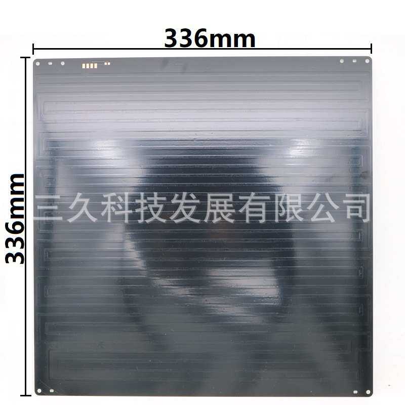 UM2+铝基加热板 3D打印机热床 336mm大尺寸工作平台底板新品 24V