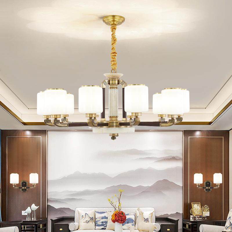 新中式吊灯主客厅灯2022年新款现代简约大气店铺商用餐厅灯具大全