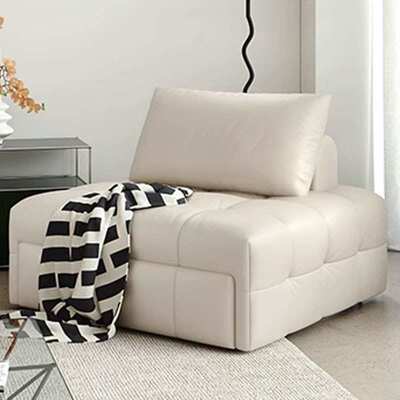 佛山家具单人沙发床可折叠泡芙客厅小户型猫爪皮坐卧两用多功能床