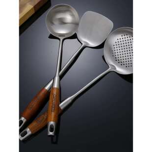 304不锈钢锅铲锅勺漏勺家用炒菜铲子厨房面捞饭勺子厨具套装