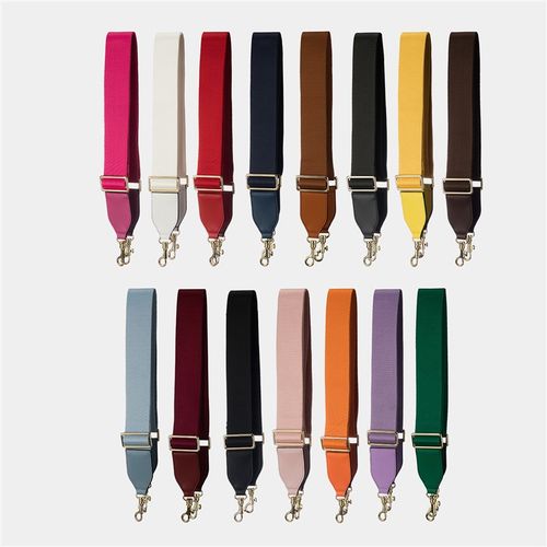 纯色斜挎带可调节新款包带配件厚织带布带替换改造宽肩带单肩背带