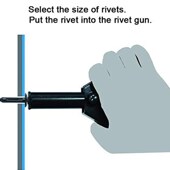 41件套 铆钉机塑料铆钉拉拔器聚乙烯铆接工 铆钉枪快装 塑料 抽芯