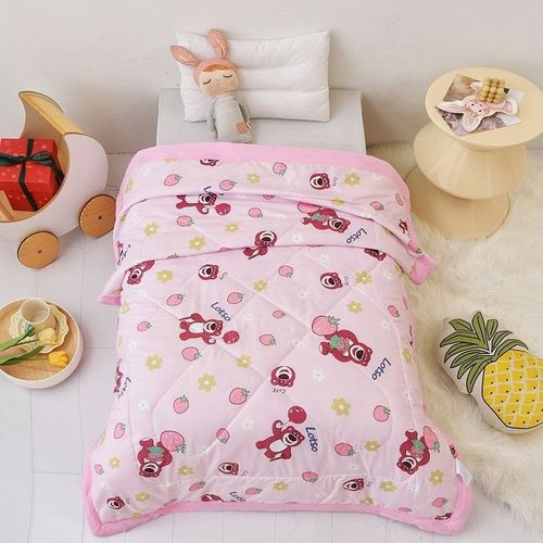 卡通儿童幼儿园夏凉被婴儿宝宝小被子夏季水洗棉空调被午睡薄夏被