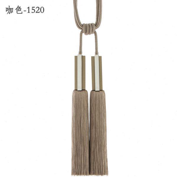 双宿双飞 新款别墅高档窗帘绑带绑绳挂穗大现代新中式港式装饰品