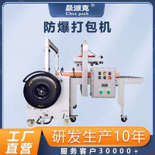 供应全自动封箱打包一体机防爆全自动捆扎机井字打包机