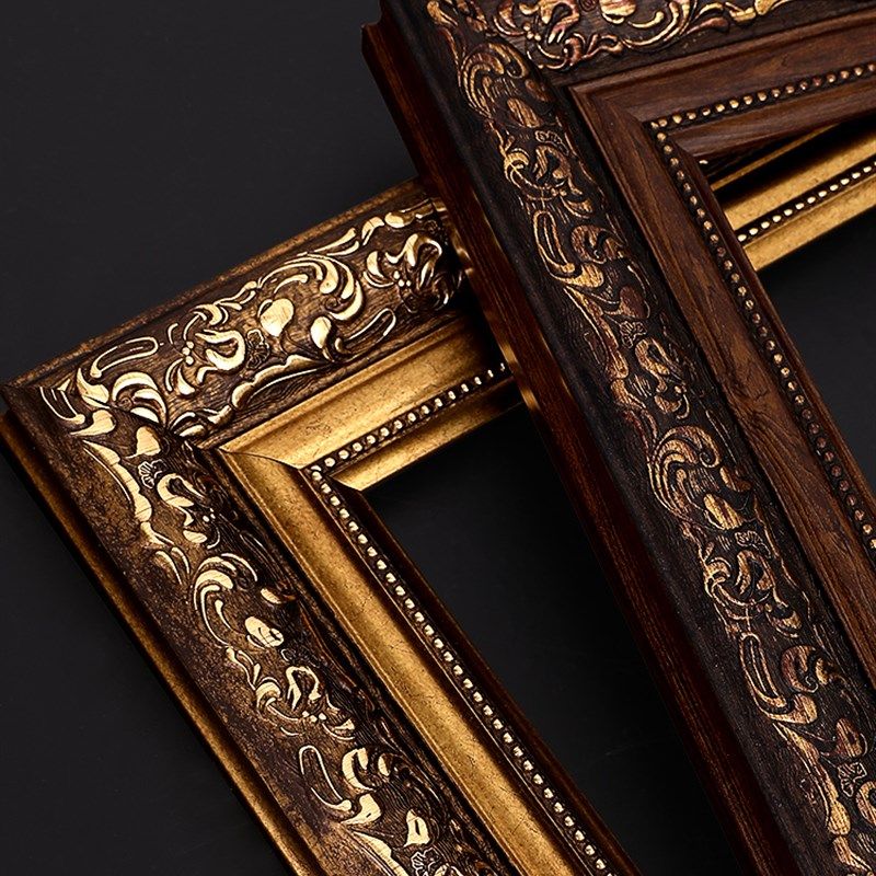 覆古油画外框边框空框框架免装裱油画画框30x40相框定制挂墙展示,家居饰品,相框/画框,淘宝优惠券,粉丝福利购,淘宝优惠卷