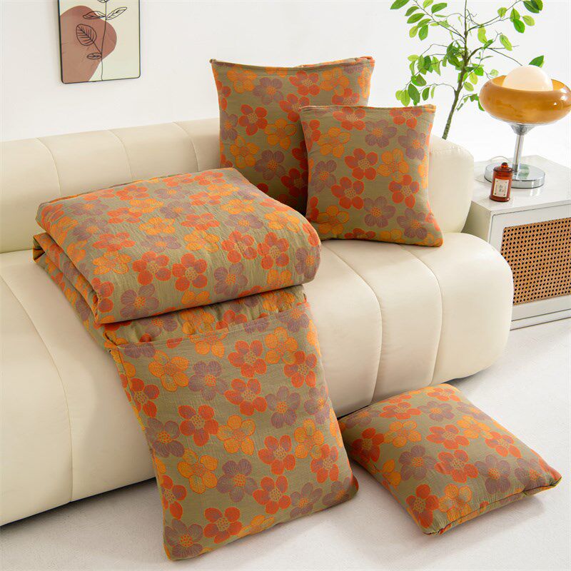 A类全棉 双层纱 抱枕被子两用午睡毯子车用二合一汽车靠枕枕头被,居家布艺,抱枕被,淘宝优惠券,粉丝福利购,淘宝优惠卷