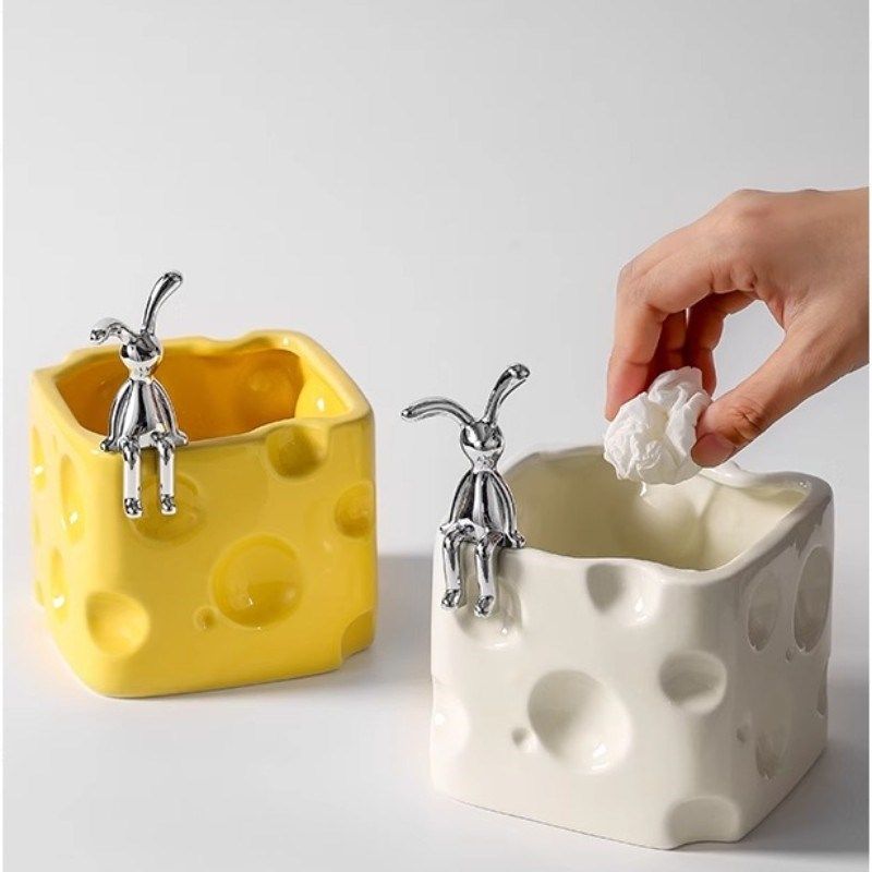 奶酪桌面方形迷你垃圾桶客厅茶几创意收纳桶卧室家用桌上小号餐桌,家庭/个人清洁工具,垃圾桶,淘宝优惠券,粉丝福利购,淘宝优惠卷