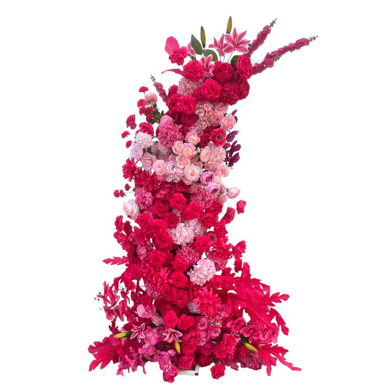 宴ns风仿真花假花订婚风装饰花宝宝i牛角门花油画宴森系假花装饰