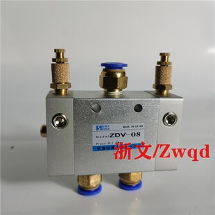 气动自动换向阀DZF-02气阀气缸自动往复阀调速控制换向阀二位五通