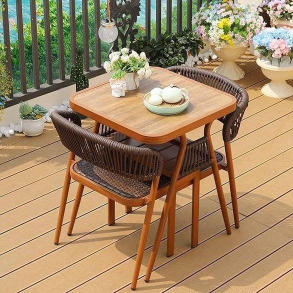 阳台可收纳藤椅三件套组合户外藤编小桌椅庭院休闲藤编椅子铝合金,玩具/童车/益智/积木/模型,毛绒/玩偶/公仔/布艺类玩具,淘宝优惠券,粉丝福利购,淘宝优惠卷