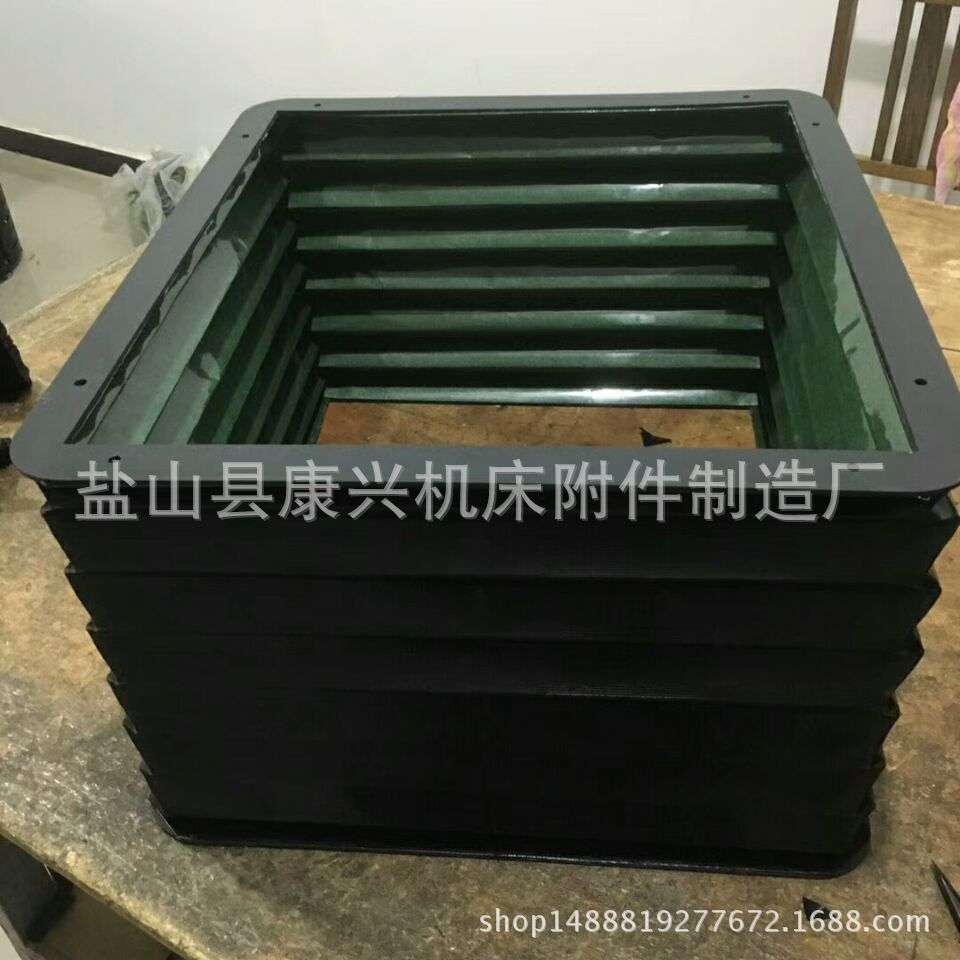 方形酒吧舞台升降机防护罩伸缩式风琴防护罩机床防尘罩厂家
