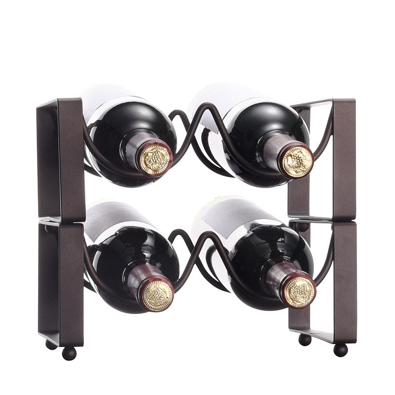 欧式创意红酒架摆件酒瓶架现代简约家用酒柜客厅家居摆设葡萄酒架