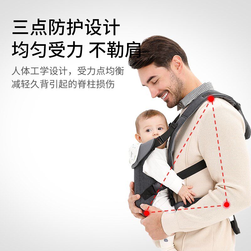 布兜妈妈婴儿腰凳宝宝背带四季多功能通用外出抱娃神器新生儿背带