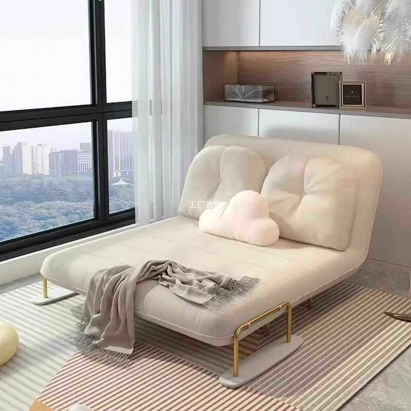 奶油风沙发床双人可折叠两用沙发小户型客厅阳台多功能单人折叠床,3C数码配件,摄像机配件,淘宝优惠券,粉丝福利购,淘宝优惠卷
